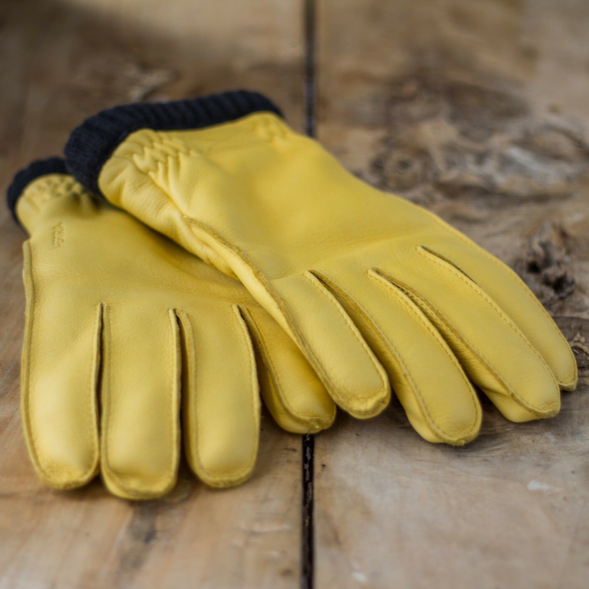 Handschoenen Deerskin Primaloft - GEEL